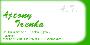 ajtony trenka business card
